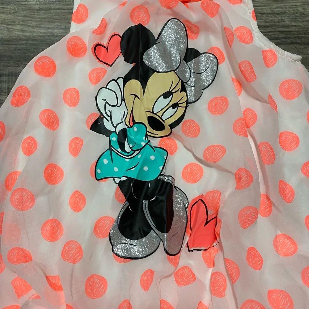 Disney Minnie Mouse Skirt + Top Set Size 5t - Picture 2 of 4